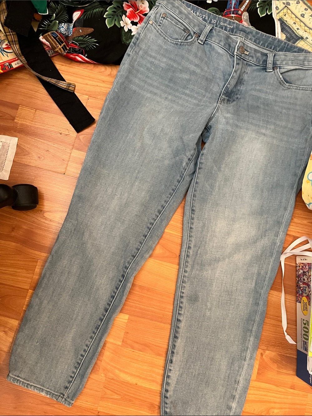 Talbots Flawless Light Blue Straight Leg Girlfriend Women’s Jeans Size 10